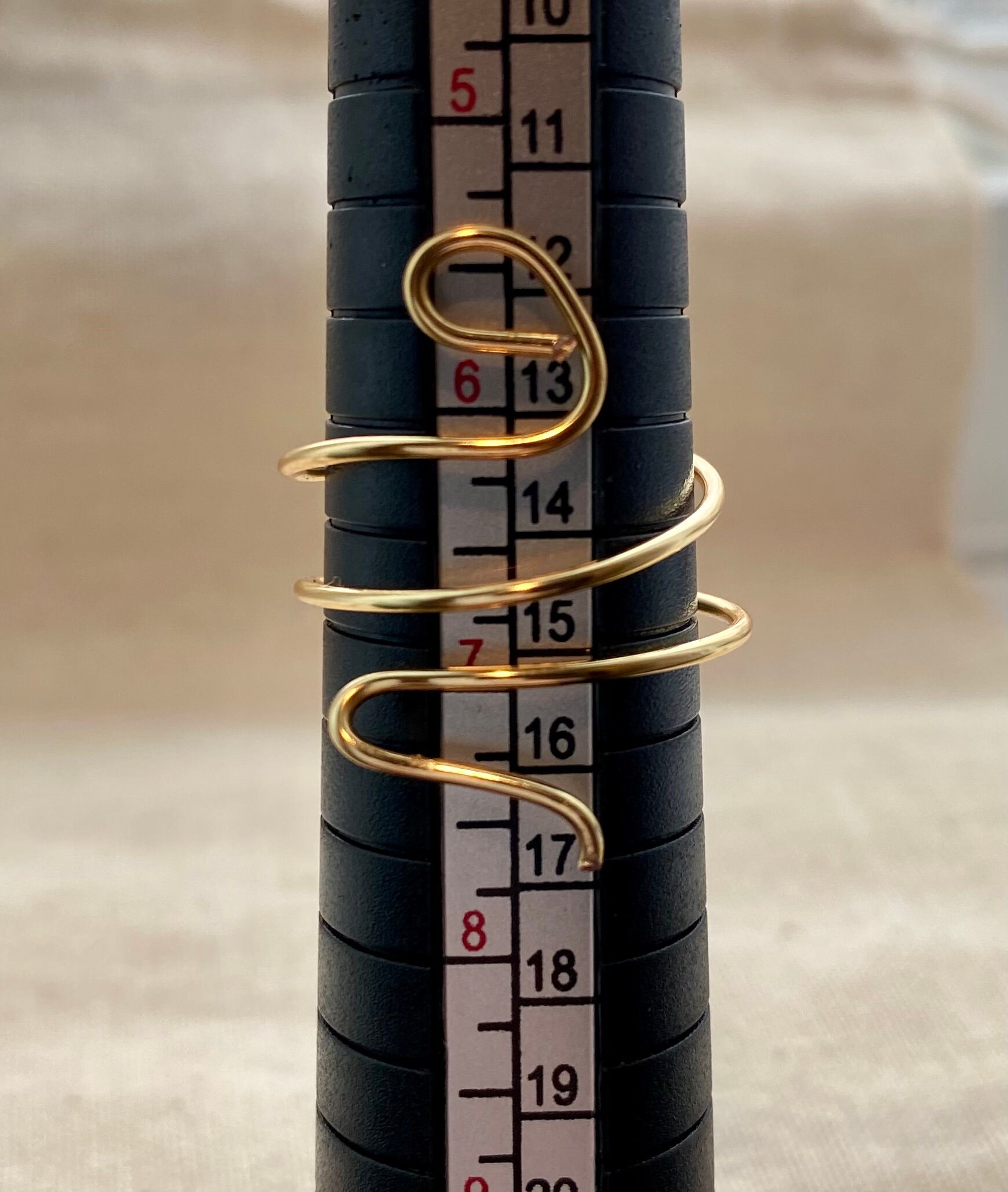 Copper Snake Ring Etsy