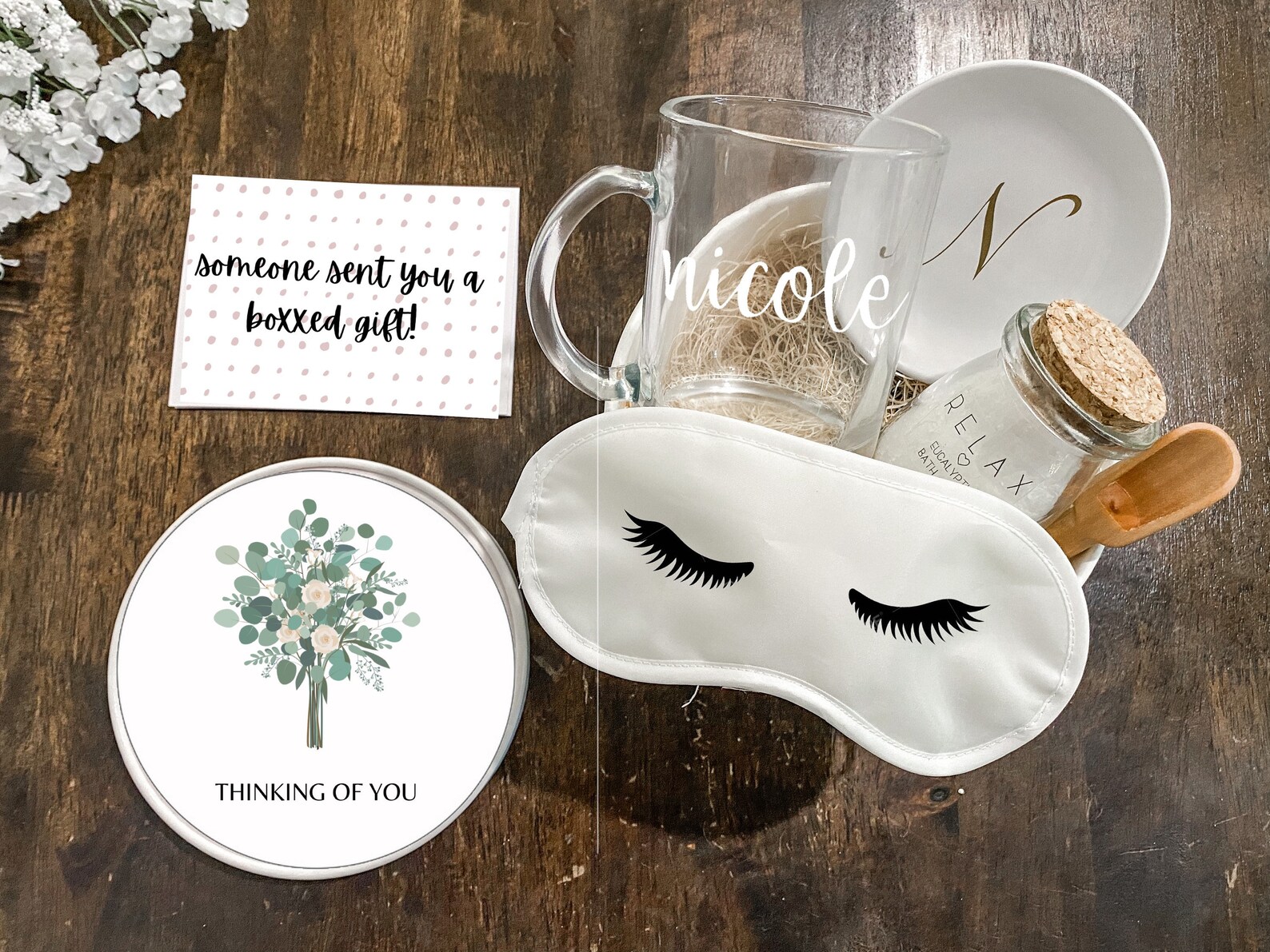 Thinking Of You Gift Box Set For Her Thinking Of You Gift Etsy