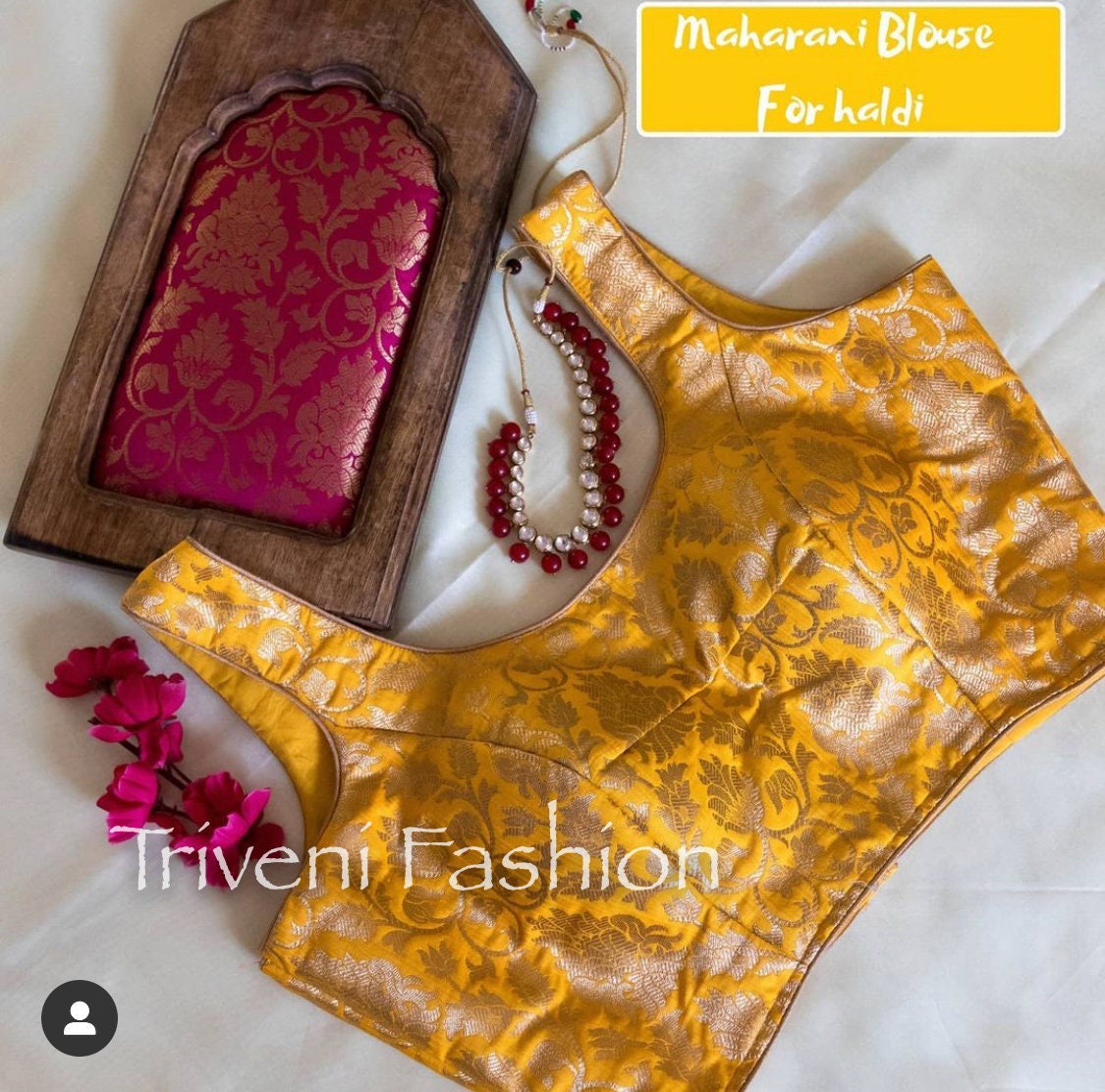 Pink Brocade Silk Cutsleeves Blouse Indian Designer Blouse Etsy