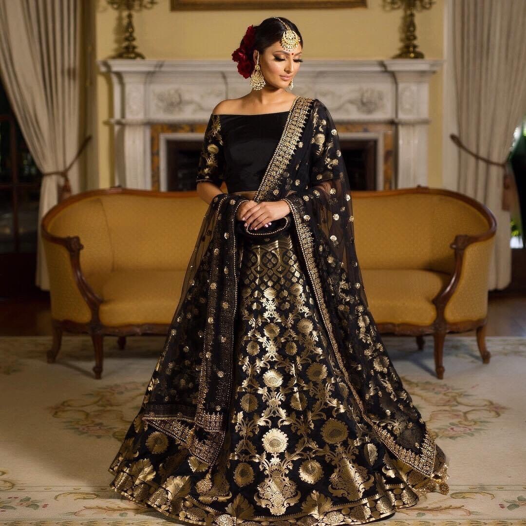 Banarasi Silk Lehenga Choli Indian Lengha Wedding Bridal - Etsy Denmark Banarasi Silk Lehenga Choli Indian Lengha Wedding Bridal - Etsy Denmark