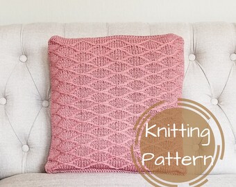 Knitting Pattern - Riverway Pillow Cover Pattern