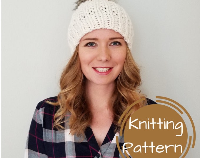 Knitting Pattern - Moxie Hat Pattern - Knit Hat Pattern