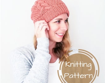Knitting Pattern - Popham Beanie Pattern