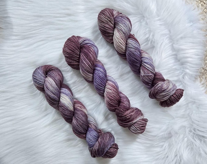 Lunar Valleys - Classic Sock - Superwash Merino/Nylon Sock Yarn