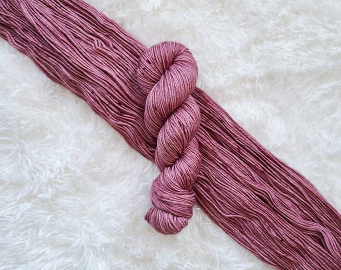 Speckled Antique Rose - Cozy DK - DK Weight Yarn - 100% Superwash Merino Yarn