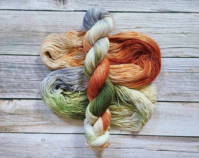 Jack-o-Lantern - Fingering Weight - Classic Sock - Superwash Merino/Nylon Sock Yarn