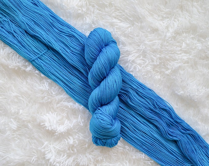 Turquoise - Classic Fingering Base - 100% Superwash Merino Wool Yarn