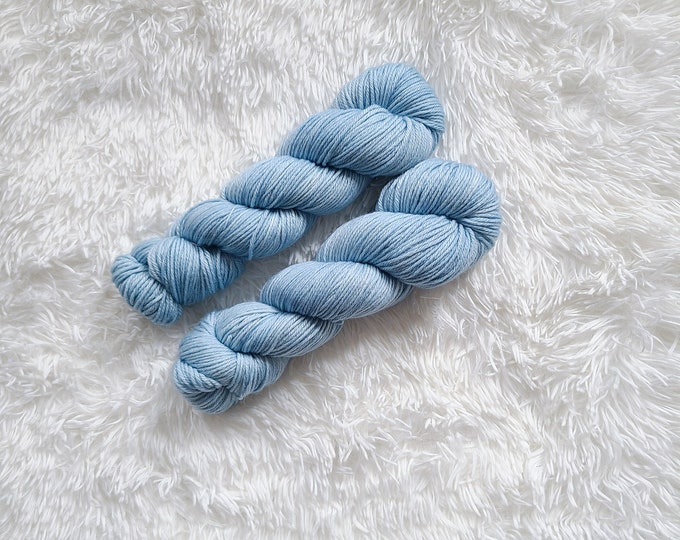 Odds & Ends - Light Blue - Classic Fingering Base - 100% Superwash Merino Wool Yarn