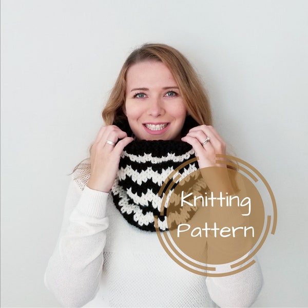 Knitting Pattern - Katahdin Cowl Pattern