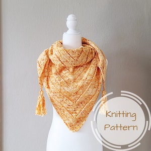 Knitting Pattern - Newport Shawl Pattern