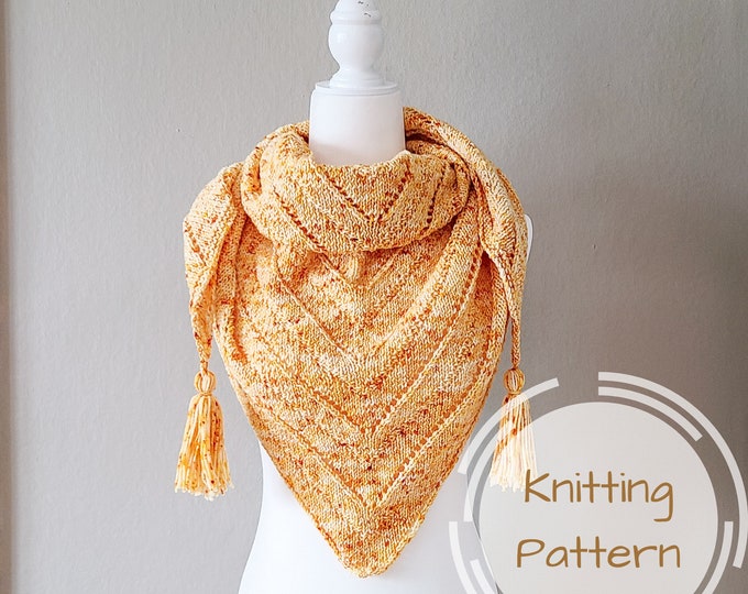 Knitting Pattern - Newport Shawl Pattern