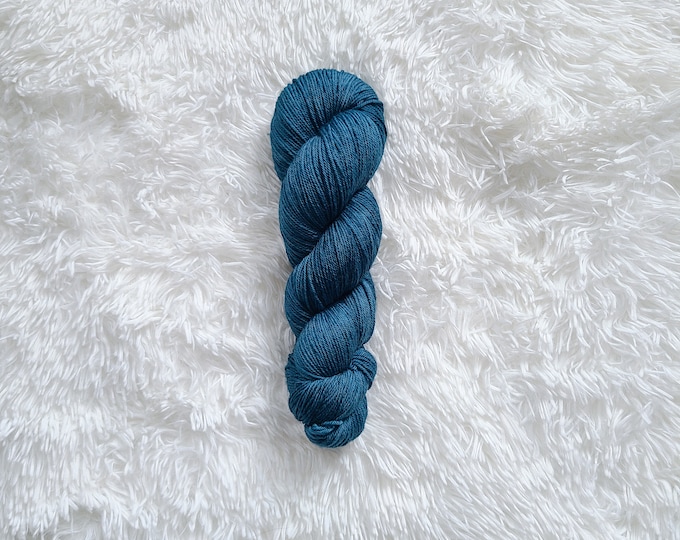 Blue Spruce - Classic Fingering Base - 100% Superwash Merino Wool Yarn
