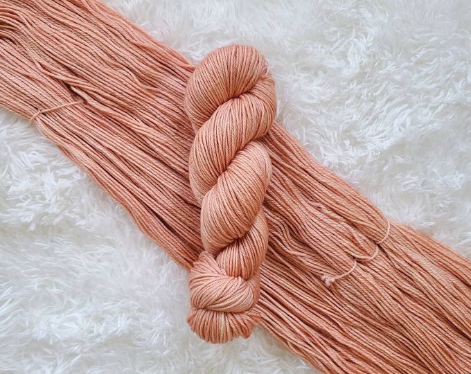 Peach Blossom - Worsted Weight - 100% Superwash Merino Yarn