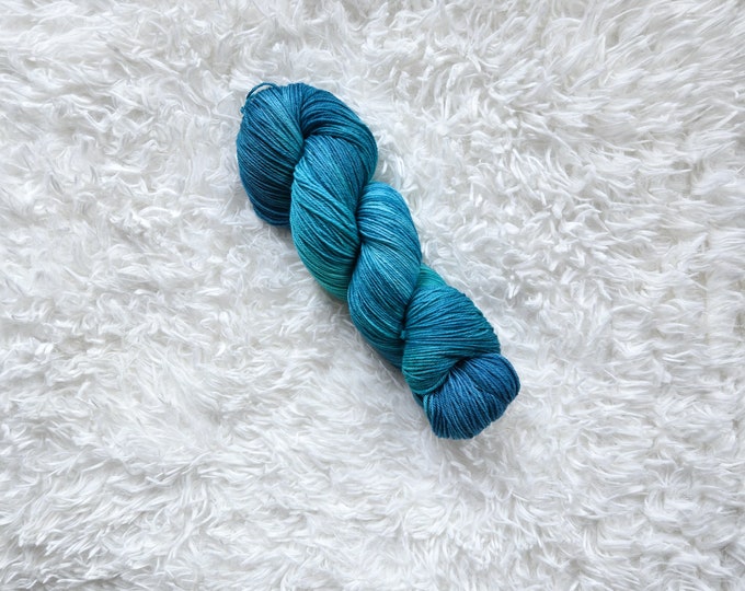 Odds & Ends Teal - Classic Worsted - 100% Superwash Merino Wool Yarn