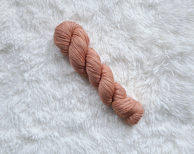 Dusty Blush - Classic Sock Base - Fingering Weight - Superwash Merino/Nylon Sock Yarn