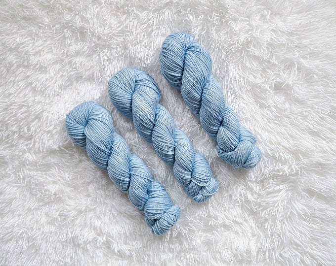 Powder Blue - Cozy DK - DK Weight Yarn - 100% Superwash Merino Yarn