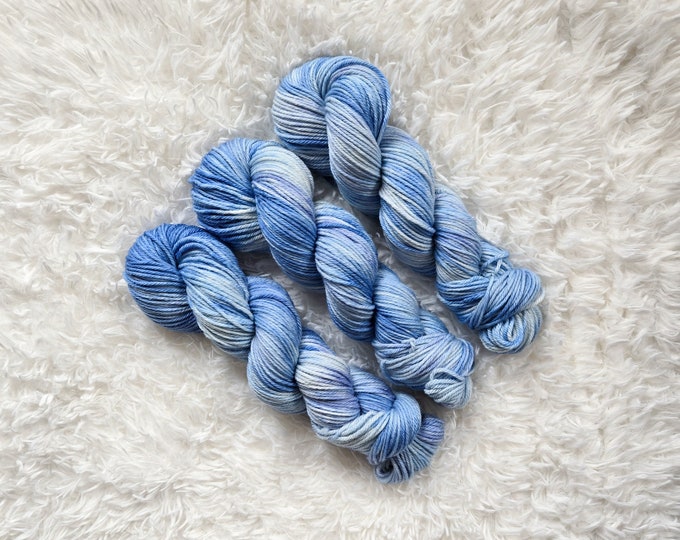 OOAK Blue - Classic Worsted - 100% Superwash Merino Wool Yarn