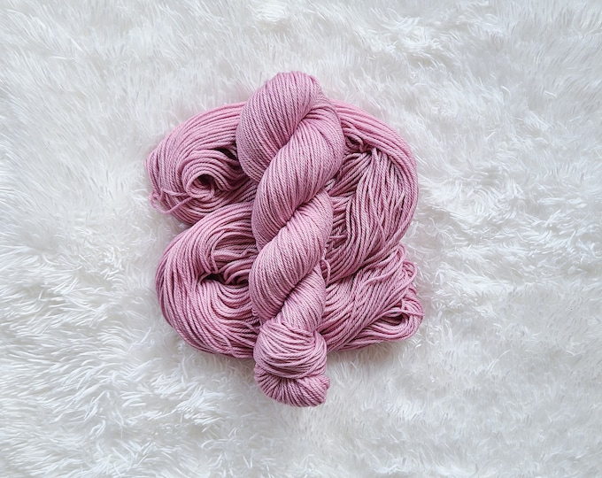 Mauve - Classic Sport Weight - 100% Superwash Merino Wool - Hand Dyed Yarn