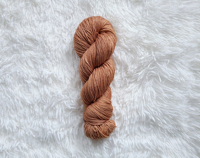 Odds & Ends - Light Brown - Classic Fingering Base - 100% Superwash Merino Wool Yarn