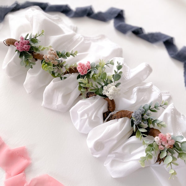 Spring Napkin Rings Etsy