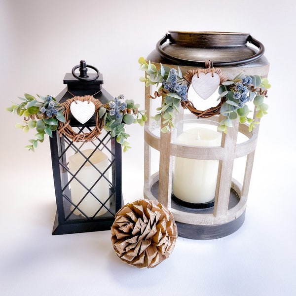 Rustic Lanterns - Etsy
