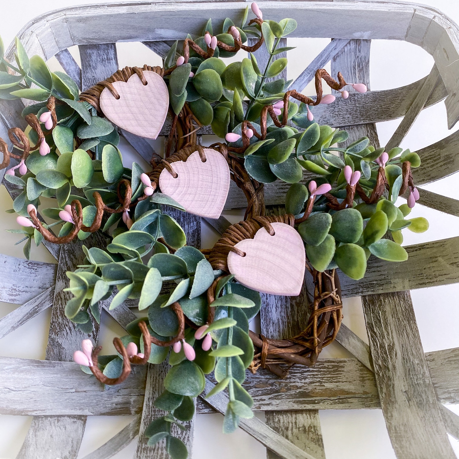 Country Eucalyptus Napkin Rings. Pip Berry Napkin Rings. Etsy