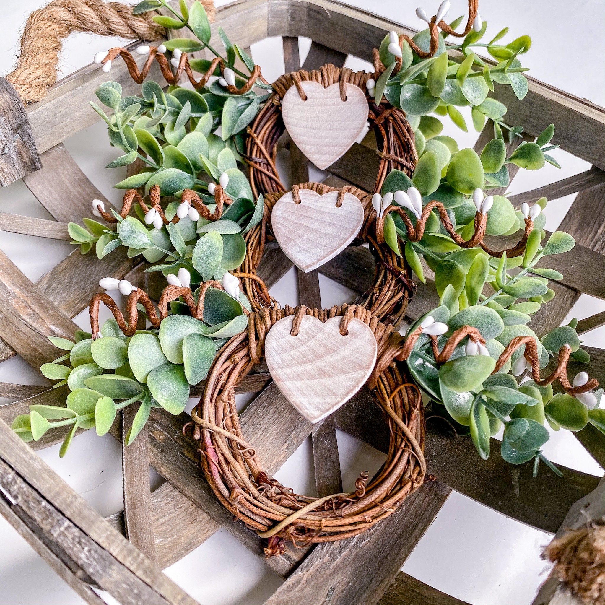 Frosted Eucalyptus Napkin Rings. Pip Berries Napkin Holders. Etsy