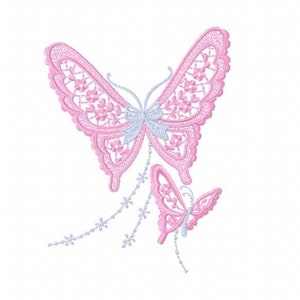 Butterfly embroidery design - Delicate embroidery designs machine embroidery pattern embroidery butterfly file, instant digital download pes