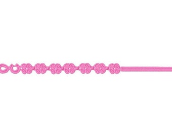 Design de bordado à máquina para pulseira floral FSL (download digital)
