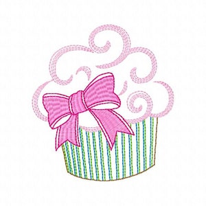 Cupcake Embroidery Design, Dessert Embroidery, Machine Design, Cake Embroidery, Kitchen Pattern, Towel Embroidery, File - Cake, Cake Design