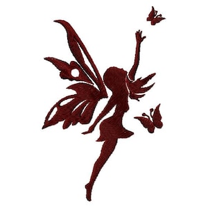 Fairy embroidery design, fairy with wings machine embroidery, Fairy with a magic wand,forest fairy, cartoon fairy