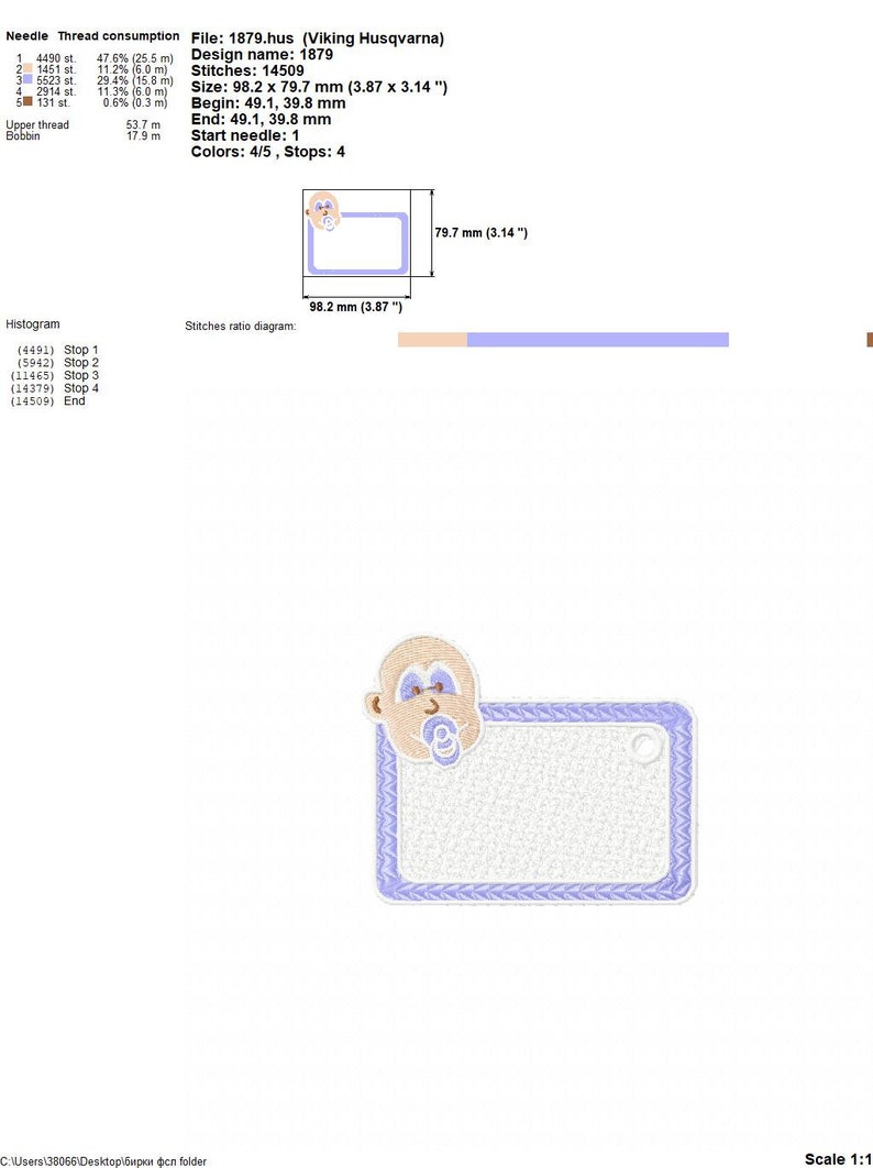 Baby Face Frame FSL Embroidery Design (digital Download) - Etsy