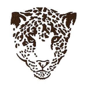 Leopard Wild Predatory Cat Machine Embroidery Design