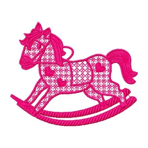 Toy Horse embroidery design - Baby boy embroidery design machine embroidery pattern - Horse toy embroidery file - Instant download pes jef