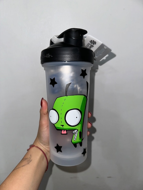 Invader Zim Shaker Bottle, Gir, Invader Zim, Blender Bottle
