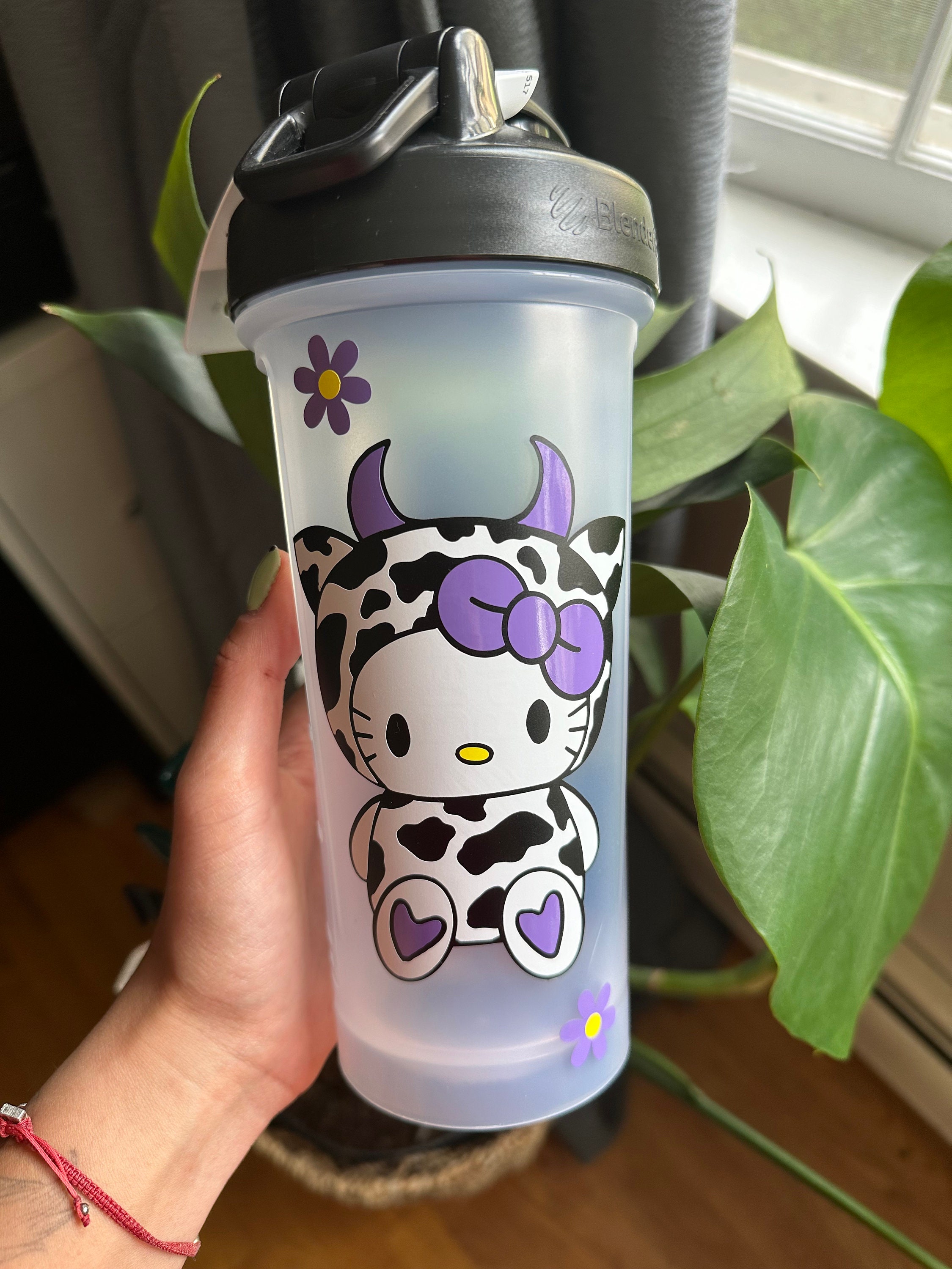 Hello Cat Shaker Bottle, Kitty Blender Bottle, Kawaii Kitty, Shaker Bottle, Blender  Bottle, Fitness Bottle, HK, Pink Kitty, Hello Kawaii 