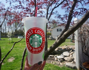 Mom Starbucks Cup, Mom Tumbler, Mother's Day Starbucks Cold Cup, Mom Life, Mommy Life, Starbucks Cup, Reusable Starbucks Cup, Mom Fuel