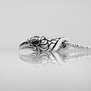 Sterling Silver Eagle Head Pendant