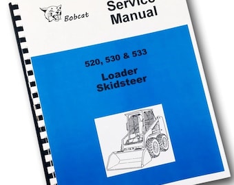 Bobcat 553 skid steer loader service repair manual instant download (sn 528111001 & above