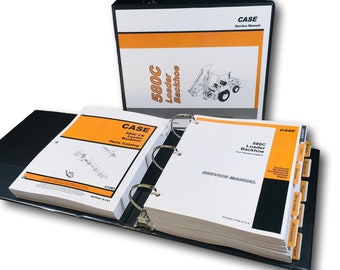 Case 580CK Tractor Loader Backhoe Service & Repair Manual - Printed Shop Manuals