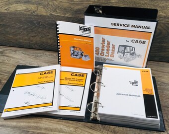 Case 450 Crawler Loader Dozer Service Parts Operators Manual 207 Diesel Engine