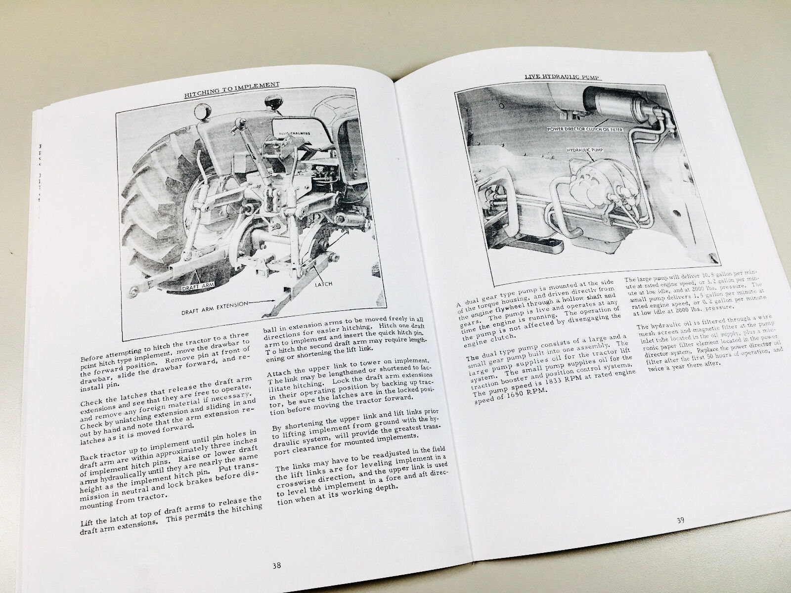 Allis Chalmers D17 Series Iv Tractor Owners Operators Manual D-17