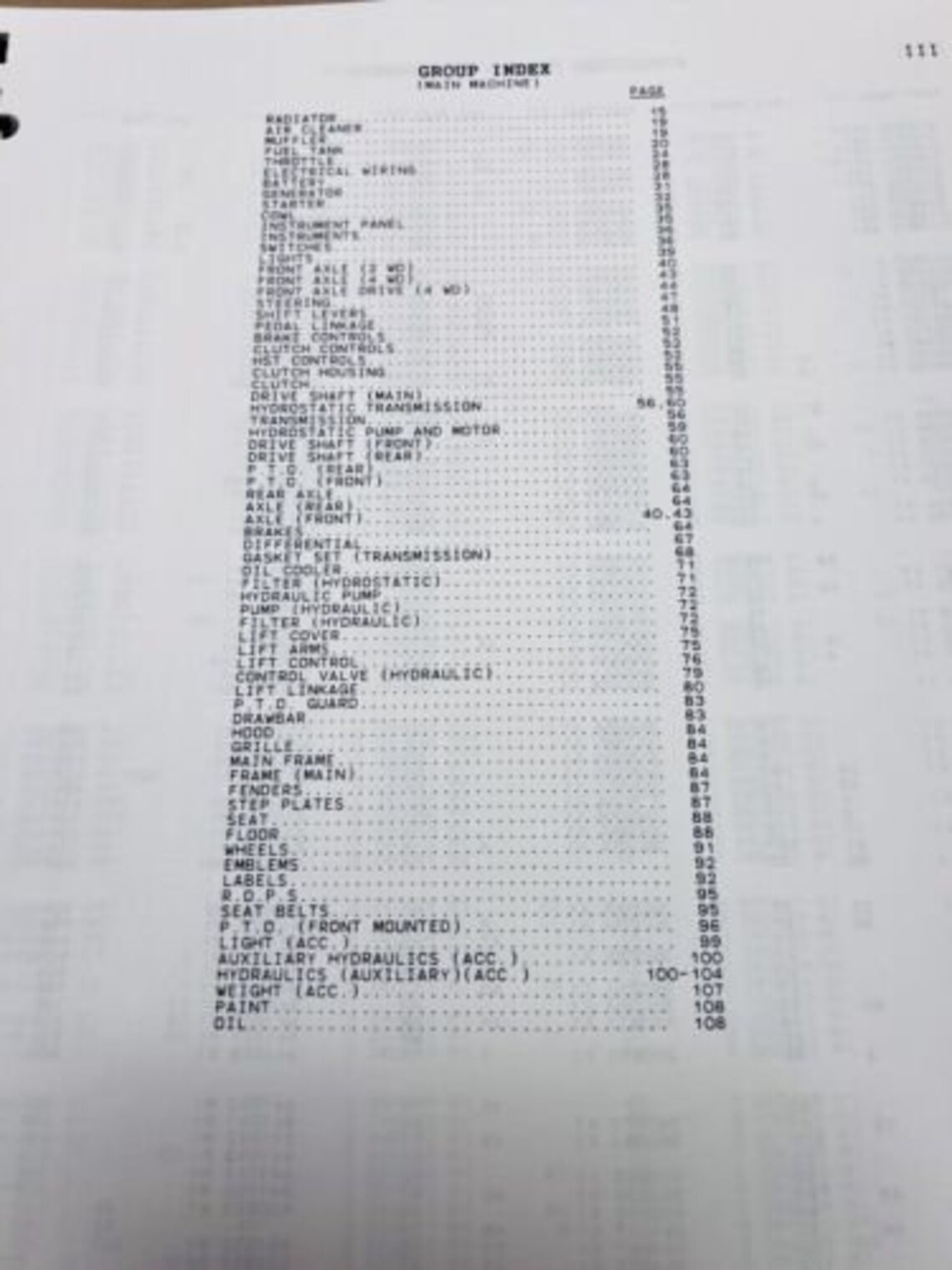 Massey Ferguson Mf 1020 Tractor Parts Manual Catalog Book Etsy