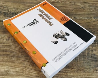 Case 430 Draft-O-Matic Tractor Service Manual Repair Shop Technical Workshop