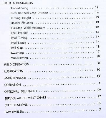 NEW HOLLAND 477 HAYBINE HP REQUIREMENTS visual data 6