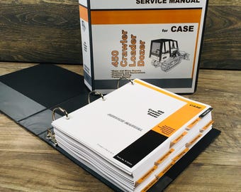 Manuale di officina e riparazione per bulldozer cingolato Case 450 (898 pagine)!!