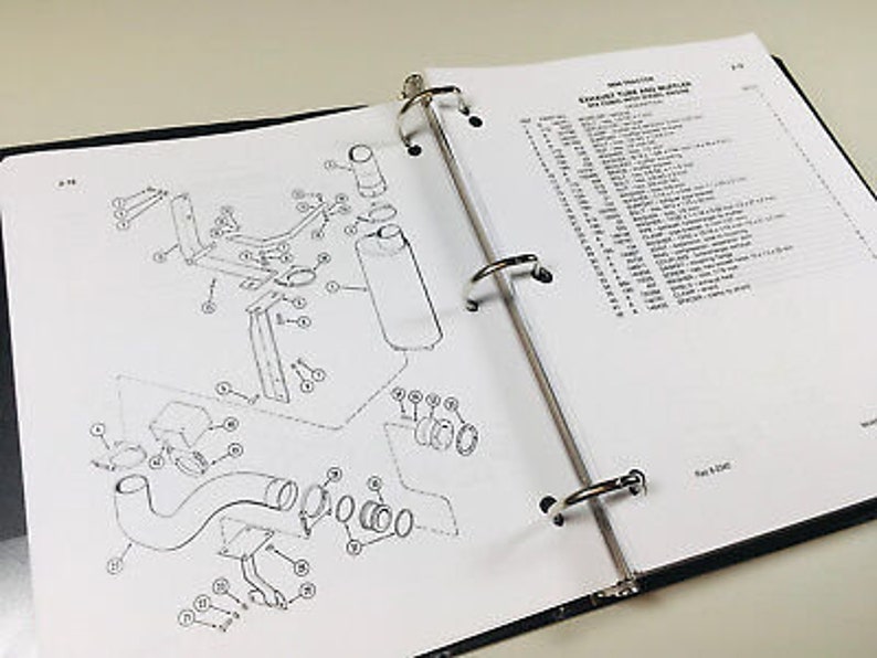 Case 4894 Tractor Parts Manual Catalog Assembly Exploded Views - Etsy