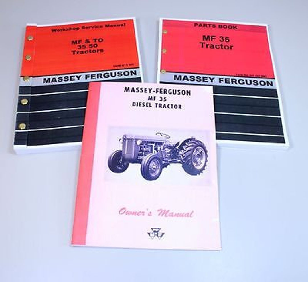 Massey Ferguson MF 35 (FE35) Reparaturleitfaden – Für Perkins A3.152 Motor, Gebunden