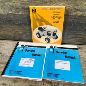 Lot International Cub Cadet 149 Service Operator Manuals Owners Repair Kohler