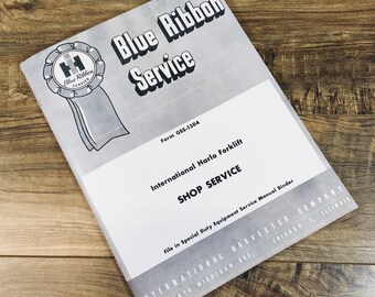 International 450 460 560 660 Tractor Harlo Forklift Service Manual Repair
